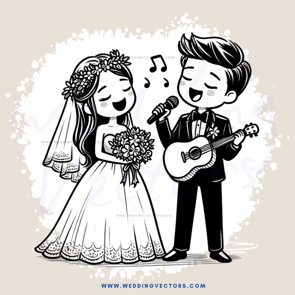 a man and woman playing guitar together