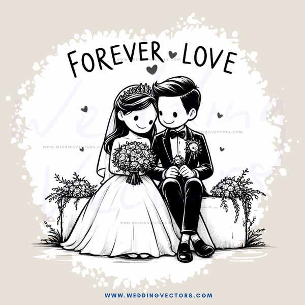 a couple sitting on a stone bench with flowers in their hands and text over them