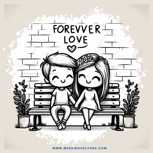 everlast love couple on bench