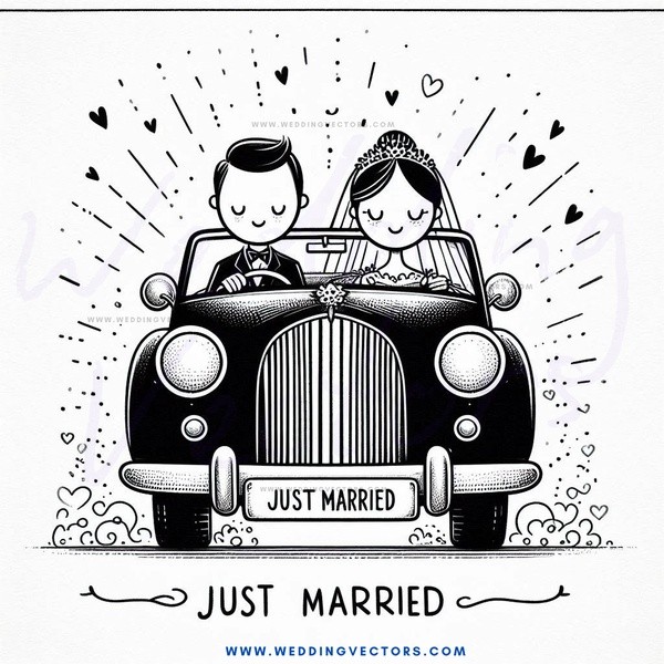 a car with two people in it