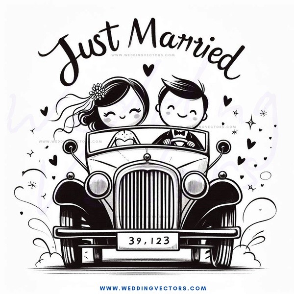 just married - love is in the air