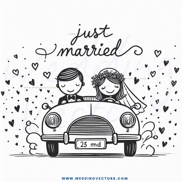 a man and woman ride in an old model car.
