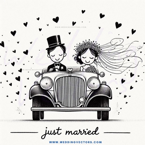 just married (cartoon)
