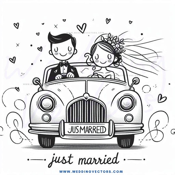 just married poster