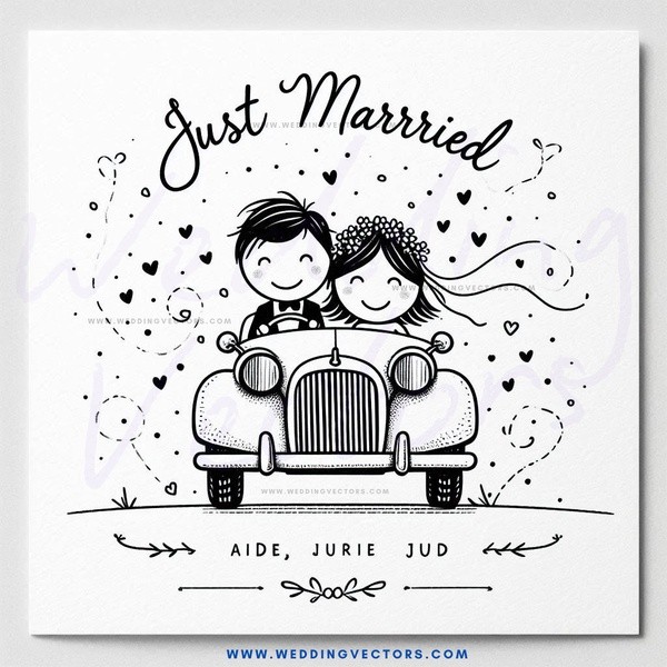 just married cards