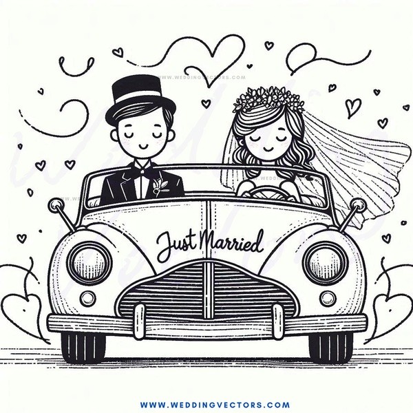 a couple just married.