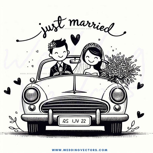 just married poster