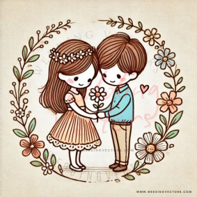 love wedding vectors 130