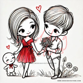 love wedding vectors 1455