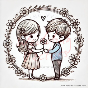 love wedding vectors 15