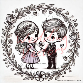 love wedding vectors 1503