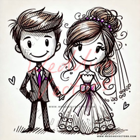 love wedding vectors 548