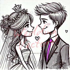 love wedding vectors 634