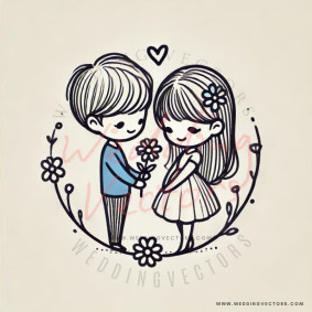 love wedding vectors 64