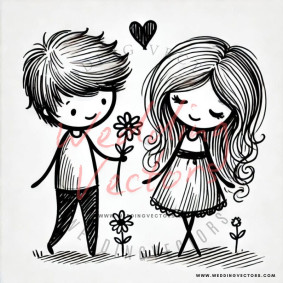 love wedding vectors 657