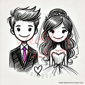 love wedding vectors 672