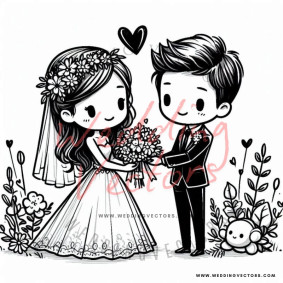 love wedding vectors 680