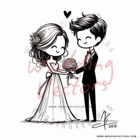 love wedding vectors 692