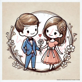 love wedding vectors 7