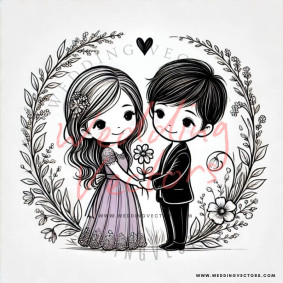 love wedding vectors 765