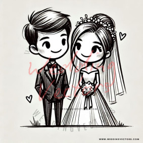 love wedding vectors 802