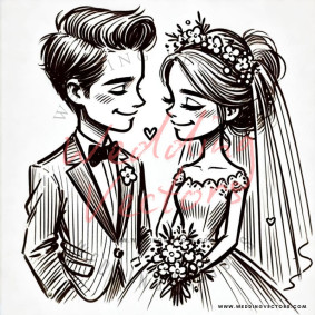 love wedding vectors 805