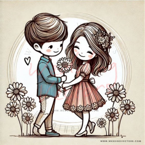 love wedding vectors 84