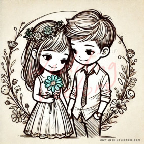 love wedding vectors 87