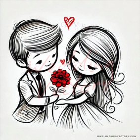 love wedding vectors 10139