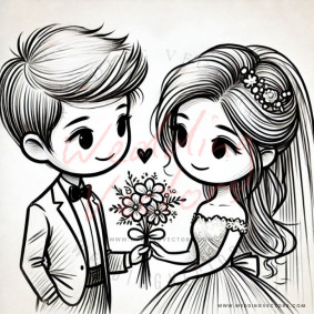 love wedding vectors 11444