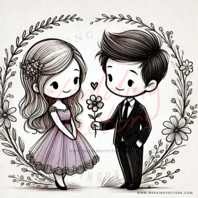 love wedding vectors 14119