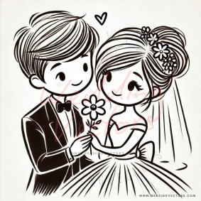 love wedding vectors 14121