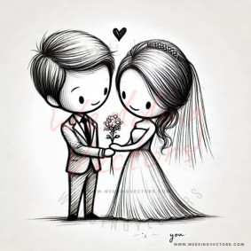love wedding vectors 14129