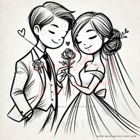 love wedding vectors 14135