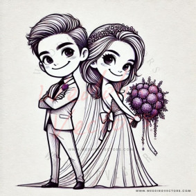 love wedding vectors 14350