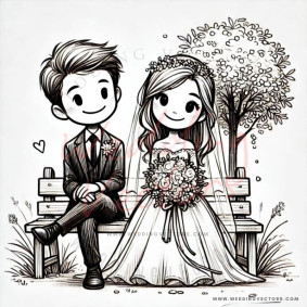 love wedding vectors 14358