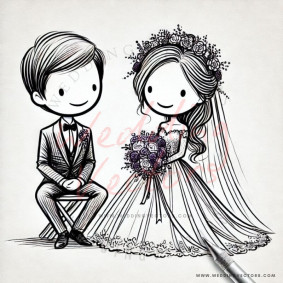 love wedding vectors 14412
