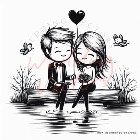 love wedding vectors 2012