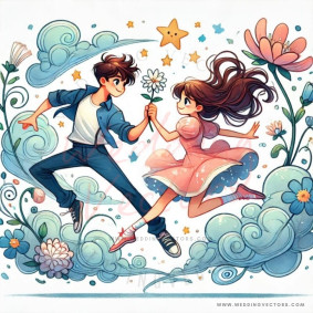 love vectors 2407