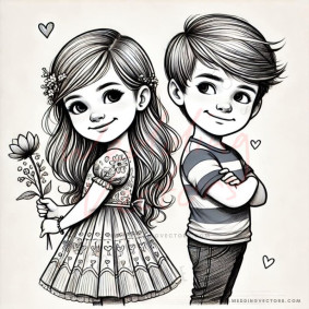 love vectors 2696