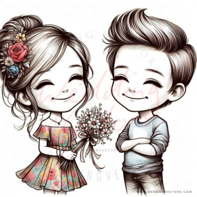 love vectors 2806
