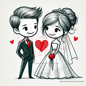 love wedding vectors 4006