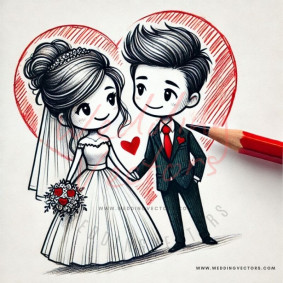 love wedding vectors 4012
