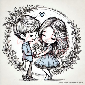 love wedding vectors 6012