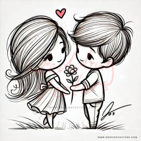 love wedding vectors 6030