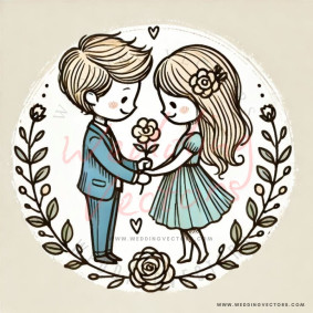 love wedding vectors 6036