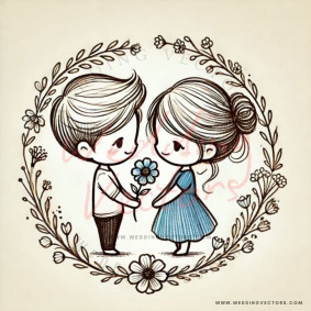 love wedding vectors 6167