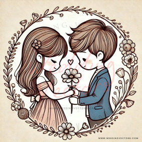 love wedding vectors 6168