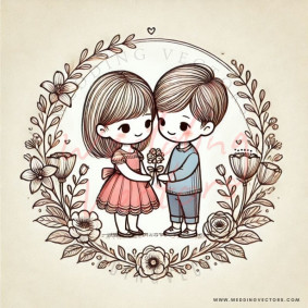 love wedding vectors 6173