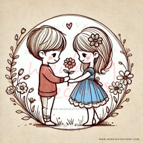 love wedding vectors 6179